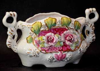 Porcelana Roceram owocarka Dantela szer. 31cm do kolekcji