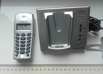 Telefon stacjonarny bezprzewodowy TopCon Cocoon 115, jak now