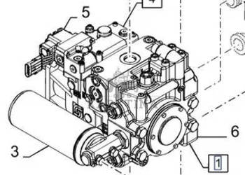 New Holland CR9080 Pompa Hydrostatyczna CZĘŚCI 84819215