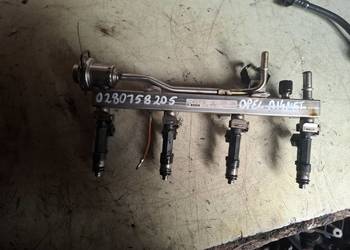 OPEL ASTRA MOKKA 1,4 turbo A14NET listwa wtryskowa wtryski 0280158205