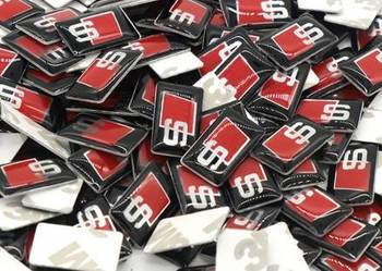 NOWE małe logo S od S LINE sline na kierownicę airbag