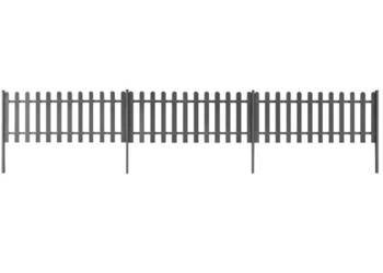 vidaXL Płot sztachetowy ze słupkami(SKU:42826)