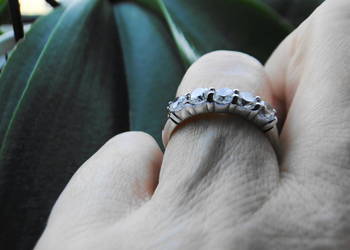 Fajny Pierścionek srebro 925