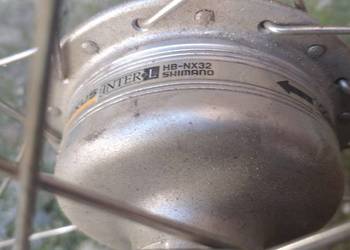 Przednie kolo 27" z dynamem w piascie Shimano