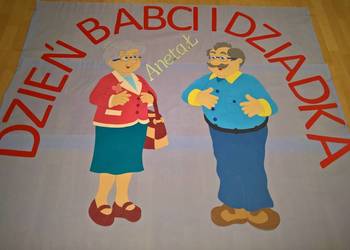 Dekoracje na Dzień Babci i Dziadka z brystolu. Nr tel: 504 102 444