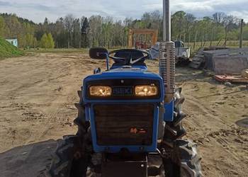 Traktorek Iseki TX1410 z glebozgryzaką,oraz  pług, brony, belka z hakiem