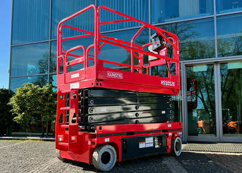 ELEKTRYCZNY NOWY Podnośnik nożycowy zwyżka Günstig HS1012E|11.8 m