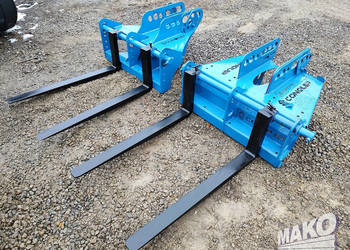 Widły CONQUIP 195kg do koparki system Miller fi 45 50 55 60 65