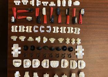 Spinki tapicerki- Mercedes , W 116, W123, W124, W201, W 202 - 130 szt.