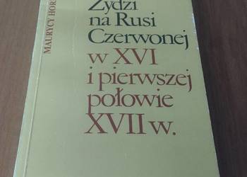 Żydzi na Rusi Czerwonej w XVI i pierwszej połowie XVII w Maurycy Horn