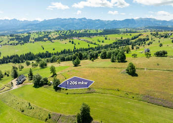 Sierockie - Działka z widokiem na Tatry - 1206M2