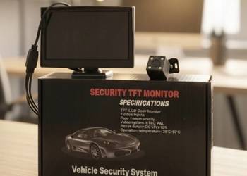 Monitor TFT + Kamera Cofania Zestaw Security TFT Monitor