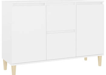 Szafka biała 101x35x70 cm materiał drewnopochodny WM-806103
