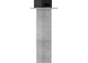 Podstawki pod głośniki 2 szt. szarość betonu 30x30x95 cm WM-852675