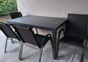 Zestaw ogrodowy 4 krzesła+stół Maderup Jysk