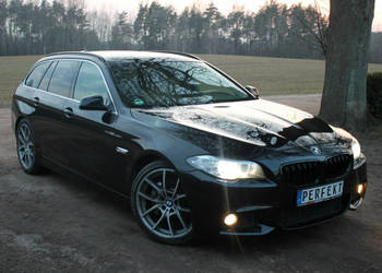 BMW 520 F10 F11 2.0 D 218 KM Automat BIXENON Skóra KAMERY Navi SERWIS Hak …