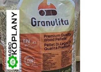 Pellet drzewny granulita, jasny A1, EN +, ceryfikowany