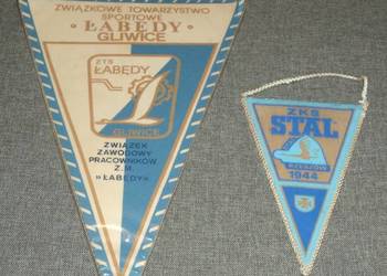 ZTS Łabędy Gliwice , ZKS Stal Rzeszów - proporczyk ZTS Łabędy Gliwice , ZKS Stal Rzeszów - proporczyk