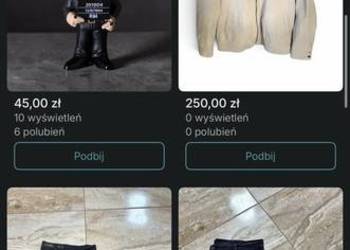 PAKA UBRAŃ DO DALSZEJ ODSPRZEDAŻY