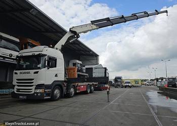 Scania R490 HMF 6020 platforma 8x2 2016