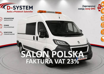 Peugeot Boxer 18r LONG Furgon Brygadówka 6osobowy Boxer 333 L3H2 130KM 2,0…