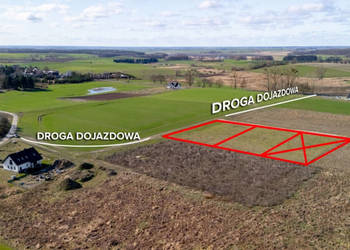 Działka na wzniesieniu z widokiem przy lecie 15 min od Szczecina