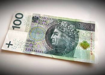 Banknot 100zł ciekawy numer
