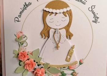 Komunia kartka własnoręcznie wykonana Komunia kartka własnoręcznie wykonana