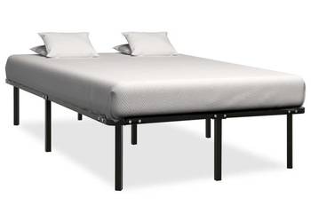 vidaXL Rama łóżka, czarna, metalowa(SKU:284680)