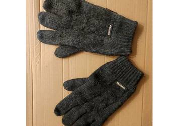 rękawiczki  Elbrus z ociepliną Thinsulate wełniane męskie warkocze plecione