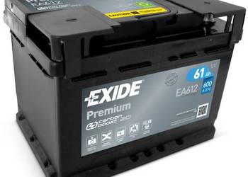 Akumulator Exide Premium 61Ah 600A PRAWY PLUS