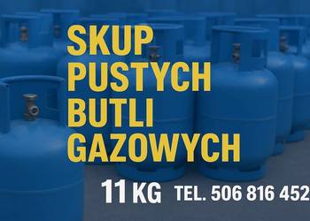 SKUP BUTLI GAZOWYCH 11KG PROPAN-BUTAN (DO KUCHENEK, TURYSTYCZNE, TECHNICZNE