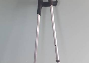 Kule ortopedyczne łokciowe regulowane – do 130 kg, komplet, stan bdb