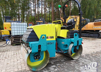 Walec dwubębnowy AMMANN AV26-2 Przegubowy tandem tandemowy HAMM Wacker