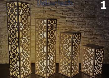 Lampion ażurowy / dekoracja do salonu / na wesele