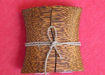 Sól i pieprz - 10 x 9 x 6 cm Rzadkość z drewna - solniczka i pieprzniczka