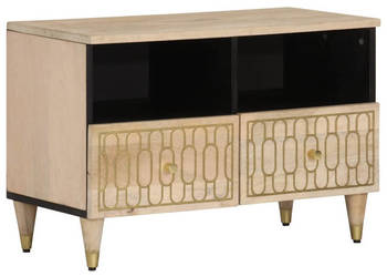 Szafka pod telewizor 70x33x46 cm lite drewno mango WM-358249