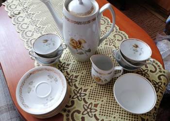 Porcelanowy serwis kawowy z PRL lata 70 XX w.