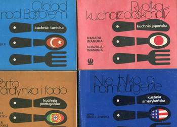 Kuchnia amerykańska,japońska, turecka portugalska