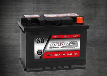 Akumulator GROM AGM START&STOP 60Ah 680A Prawy Plus