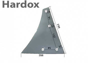 Pierś HARDOX 619279/L części do pługa KUHN