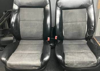 Fotele Passat B5 polift półskóra komplet grzany przód i tył