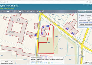 Sprzedam działkę w centrum miasta Pułtusk ulica Stare Miasto Reformacka . …