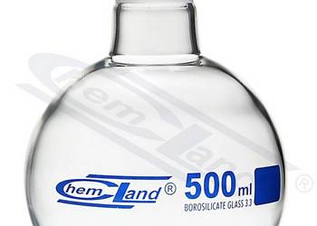Kolba Okrągłodenna Round Bottom Flask CHEMLAND NEW-LINE 50ml szlif 29/32