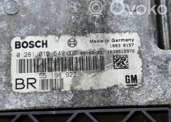 Opel Zafira B Astra H 1.9CDTI STEROWNIK KOMPUTER SILNIKA 028101254 55198922