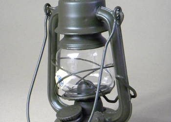 Polska lampa naftowa Jupiter 0 zielona
