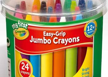 Grube Kredki CRAYOLA 24 Kredki JUMBO dla Najmłodszych