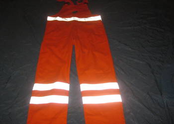 spodnie robocze widoczne orange GERMANY 178-182/100-110