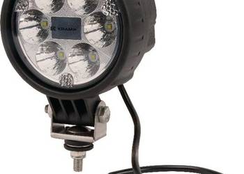 Lampa robocza LED, okrągła 25W 2000lm 10/30V Ø 117 mm światło skupione 6 L…