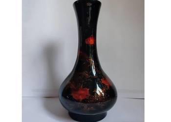 złote rybki wazon flakon z laki retro vintage prl  Korea Wietnam Hanoi